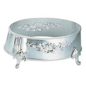 江部松商事 EBM EBM H 洋白 小判皿飾台 18インチ用 三種メッキ 江部松商事