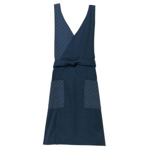 江部松商事 EBM EBM 胸当て エプロン KE0050-1 紺 L 江部松商事