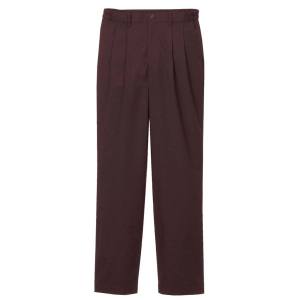 江部松商事 EB EBM ツータックパンツ 男性用 KP001M-6 茶 S 江部松商事