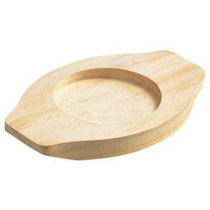 江部松商事 EBM EBM 石焼ビビンバ用木台 中18～20cm用 256×172 江部松商事