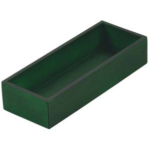 江部松商事 EB EBM 木製 千筋カトラリーボックス 緑 江部松商事