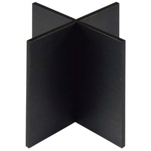 江部松商事 EB EBM 木製 組立十字スタンド 黒 200×200×200mm 江部松商事