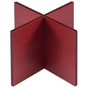 江部松商事 EB EBM 木製 組立十字スタンド 赤 200×200×150mm 江部松商事