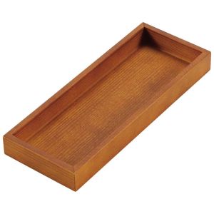 江部松商事 EB EBM 木製 浅型 千筋カトラリーボックス 茶 江部松商事