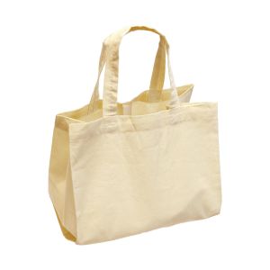 日本紐釦貿易 Nippon Chuko NBK シンプルエコバッグ 100%コットンレジ袋 28×30cm パッカブルタイプ 生成 ES221 日本紐釦貿易