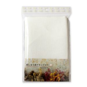 日本紐釦貿易 Nippon Chuko NBK 刺しゅう用リネンクロス 約50×68cm ホワイト KLC3919-OW 日本紐釦貿易