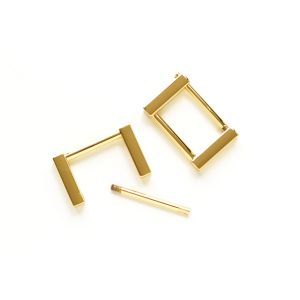日本紐釦貿易 Nippon Chuko NBK ネジ式カクカン ジョイントパーツ 2個入 ゴールド TYP3650-G-2P 日本紐釦貿易