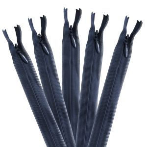 YKK YKK コンシールファスナー 56cm 5本入 col.560 紺 KS56-560