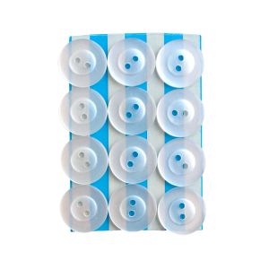 日本紐釦貿易 Nippon Chuko NBK PPボタン 18mm 144個入 白 IGA101-18 日本紐釦貿易