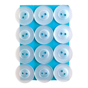 日本紐釦貿易 Nippon Chuko NBK PPボタン 21mm 144個入 白 IGA101-21 日本紐釦貿易