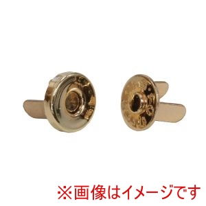日本紐釦貿易 Nippon Chuko 日本紐釦貿易 足折マグネットボタン 差し込みタイプ 直径8mm 30組入 ゴールド SM7-G-30
