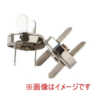 日本紐釦貿易 Nippon Chuko 日本紐釦貿易 足折 マグネットボタン 差し込みタイプ直径12mm 2組入 ニッケル SM10-S