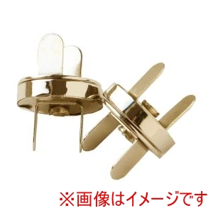 日本紐釦貿易 Nippon Chuko 日本紐釦貿易 足折 マグネットボタン 差し込みタイプ直径12mm 10組入 ゴールド SM10-G-10