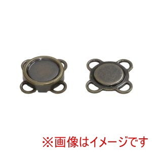 日本紐釦貿易 Nippon Chuko 日本紐釦貿易 縫い付け マグネット 直径10mm 3組入 アンティークゴールド SM1-AG