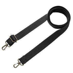 日本紐釦貿易 Nippon Chuko NBK ワックスショルダー 持ち手 黒 幅約25mm×長さ73～130cm 調節可能 1本 DCH9857-30 日本紐釦貿易