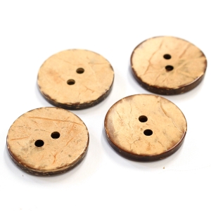 日本紐釦貿易 Nippon Chuko NBK やしの実ボタン 20mm 4個 CG1214 日本紐釦貿易