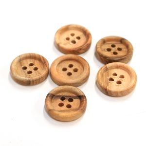 日本紐釦貿易 Nippon Chuko NBK オリーブボタン 15mm 6個 CG1217 日本紐釦貿易