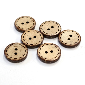 日本紐釦貿易 Nippon Chuko NBK ハワイアンボタン 18mm 6個 CG1307 日本紐釦貿易