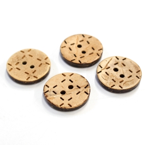 日本紐釦貿易 Nippon Chuko NBK ハワイアンボタン 20mm 4個 CG1312 日本紐釦貿易