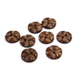 日本紐釦貿易 Nippon Chuko NBK ハワイアンボタン 13mm 8個 CG1318 日本紐釦貿易