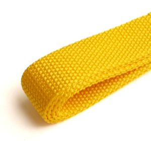 日本紐釦貿易 Nippon Chuko NBK カラフルポリテープ 25mm巾 イエロー 1.6m MHP25-387-3 日本紐釦貿易