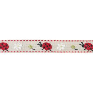 日本紐釦貿易 Nippon Chuko NBK チロルテープ てんとう虫 5m巻 DAI144-29-42-5M 日本紐釦貿易