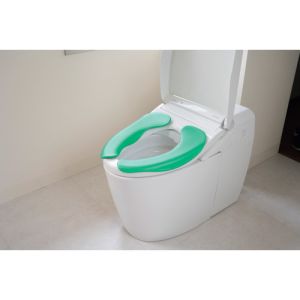 オカ オカ 29452 拭けるらくらく便座クッション グリーン
