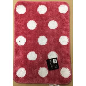 ルックス ルックス HAPPY MAT ファンシードット 45×65cm ピンク