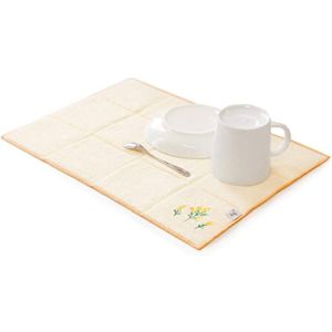 オカ OKA オカ 新Ag+水切り吸水マット YE 28x40cm 台紙6p