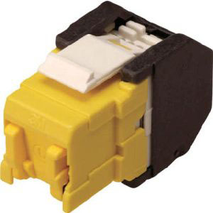 コーニング コーニング VOL-OCK6-U-Y Cat6 RJ45モジュラージャック ツールレスタイプ 黄