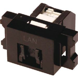 コーニング コーニング VOL-6OCBZL-BKL Cat6 RJ45モジュラージャック+JISプレート用アダプタセット
