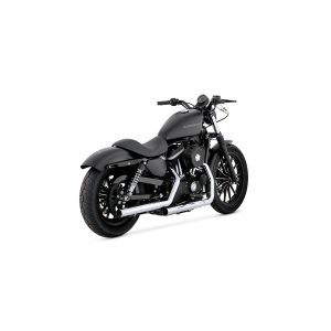 VanceHines VanceHines 1801-0088 StraightShots HS ストレートショット スリップオン クローム マフラー SPORTSTER 04-13