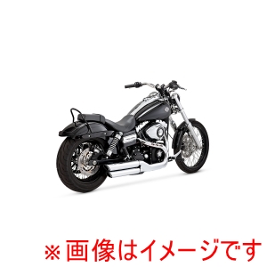 バンスアンドハインズ バンスアンドハインズ 1801-0406 TwinSlash ツインスラッシュ スリップオン クローム マフラー DYNA 08-16