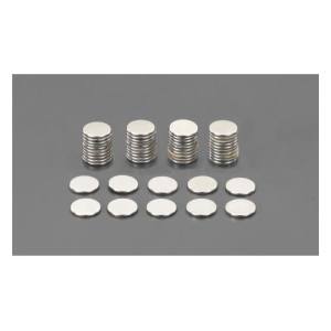 エスコ ESCO エスコ EA781EE-35 マグネット/N極 粘着付/50個 φ15×1.0mm