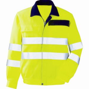 ミドリ安全 MIDORI ミドリ安全 VE 324-UE-S 高視認 ブルゾン イエロー S