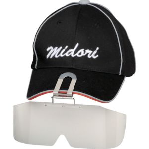 ミドリ安全 ミドリ安全 MF-25N ひさしがカーブ付きの帽子対応 フロント型 保護メガネ