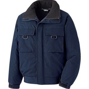 ミドリ安全 MIDORI ミドリ安全 M3237HUE-3L フルハーネス対応防寒着 M3237H上 ネイビー 3L メーカー直送 代引不可 北海道沖縄離島不可