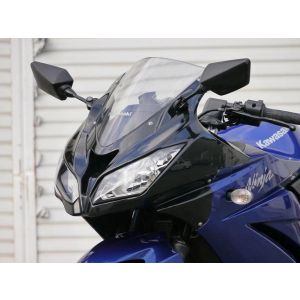 サイタニヤ サイタニヤ 3KNJ25UPS6-B アッパーカウル/ストリート/黒ゲル Ninja250R -12(ZX-6Rレプリカ)