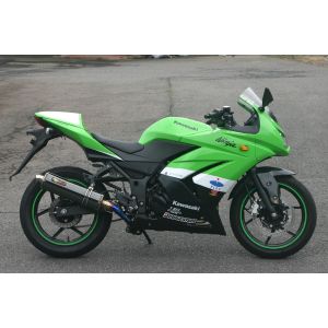 ノジマ NOJIMA ノジマ NT626GTD-CLK DLCチタン フルエキゾースト 2-1 Ninja250R 08-12