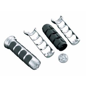 クリアキン Kuryakyn クリアキン T14-KUR6183 ISOグリップ クローム ヒートグリップ GL1800/F6B 06-17 T14-KURyakyn