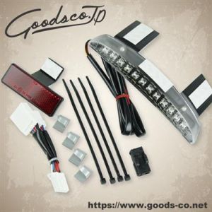 GOODS GOODS 61-89591 LEDインセットテールランプKIT クリア XL1200X 10-14/V 12-14/N 09-12 /XL883N 09-14