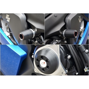 アグラス AGRAS アグラス 342-302-011B Rスライダーフレームφ50+ジェネC BLK GSX-S1000/F AGRAS