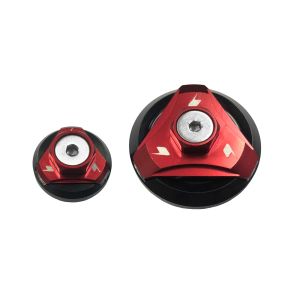 バイカーズ BIKERS バイカーズ　K0145-RED エンジンプラグ 2個 レッド Z125 PRO 16-22 KSR PRO 14
