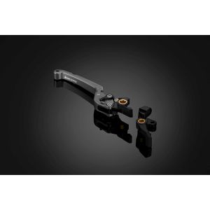 バイカーズ BIKERS バイカーズ　Y0103-GRY フロントブレーキレバー 可倒式 フラットタイプ グレー TRICITY125 14-24 TRICITY155 17-24