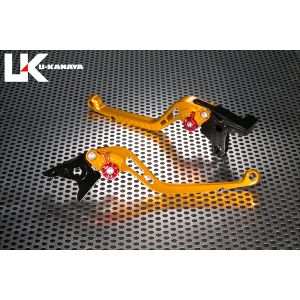 ユーカナヤ U-KANAYA U-KANAYA HO012-010-0102 レバーセット STD/ロング GD/BK CB400SF(NC31)/CB400SF VTEC 2/3