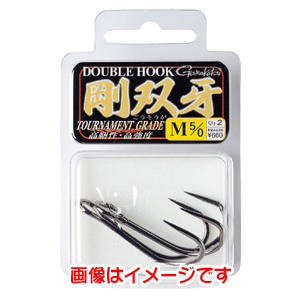 がまかつ Gamakatsu がまかつ ダブルフック 剛双牙 MH 6/0号 68-313