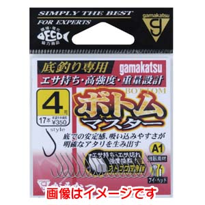 がまかつ Gamakatsu がまかつ A1 ボトムマスター 白 5号 68-389