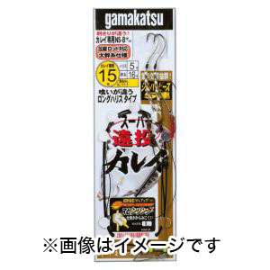 がまかつ Gamakatsu がまかつ スーパー遠投カレイ仕掛 14号 ハリス 5 K-111