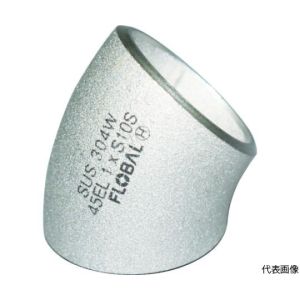 フローバル FLOBAL フローバル B-45EL-10S-65A 45°エルボ ロング S10S 09100027