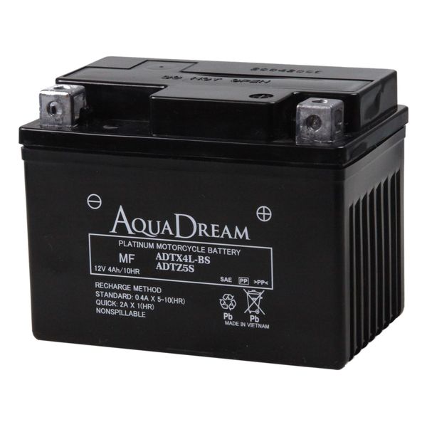  AQUA DREAM AQUA DREAM AD-ADTX4L/Z5S バイク用バッテリー PLATINUM Motorcycle Battery メーカー直送 代引不可 北海道沖縄離島不可